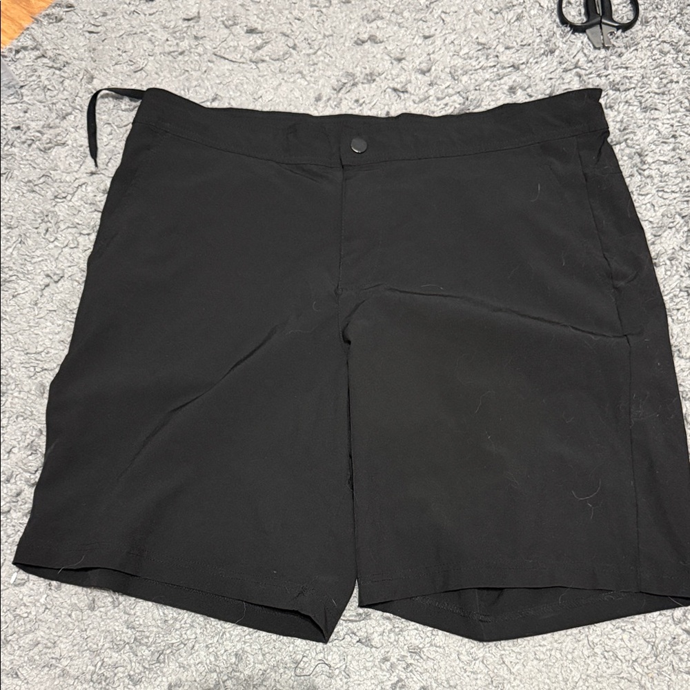 Tek Gear Black Men's Flat Front Shorts